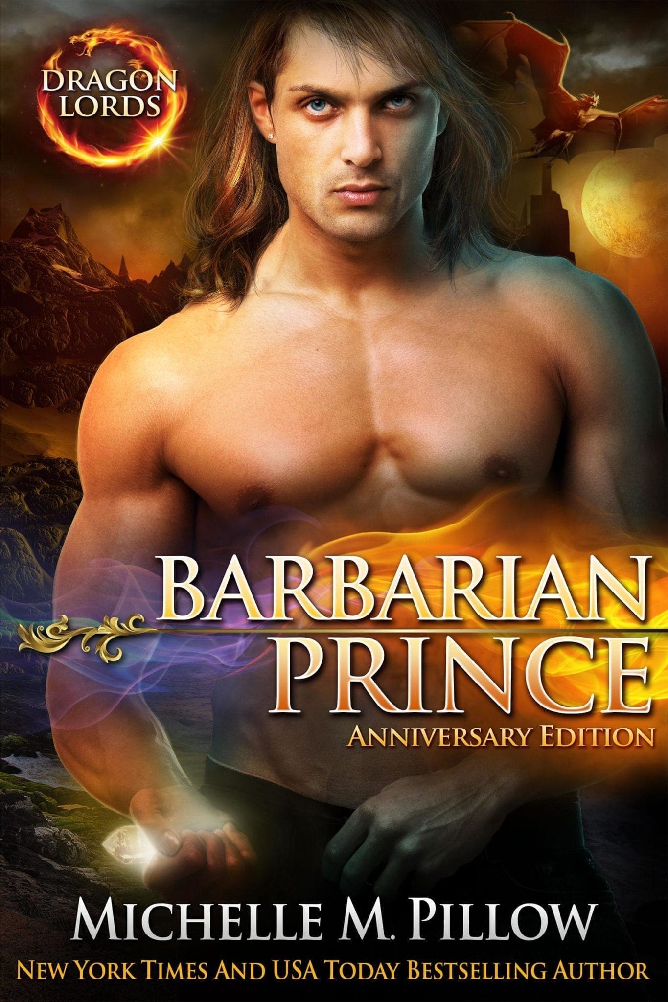 Barbarian Prince Book Cover for the Dragon Lords