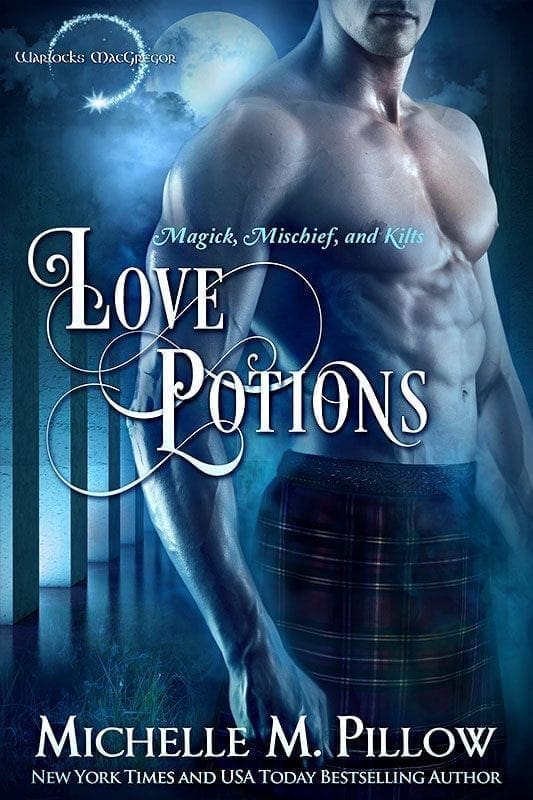 Love Potions Book Cover for the Warlocks MacGregor series