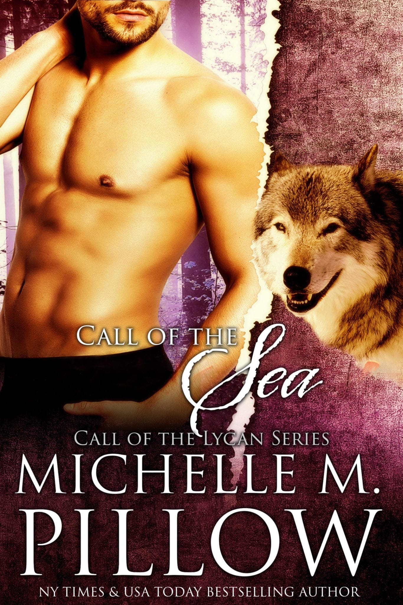 Call of the Sea Book Cover, Call of the Lycan, Werewolf Mermaid Romance