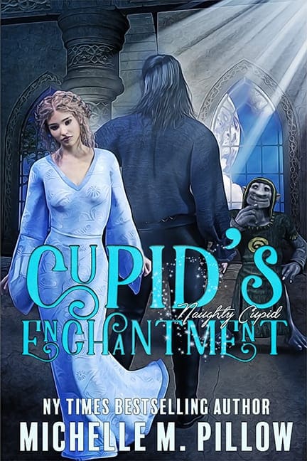Cupid’s Enchantment Book Cover for the Naughty Cupid series, cupid romance books