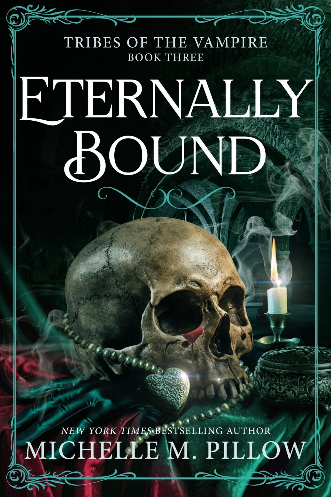Eternally Bound: Tribes of the Vampire series book cover by Michelle M. Pillow