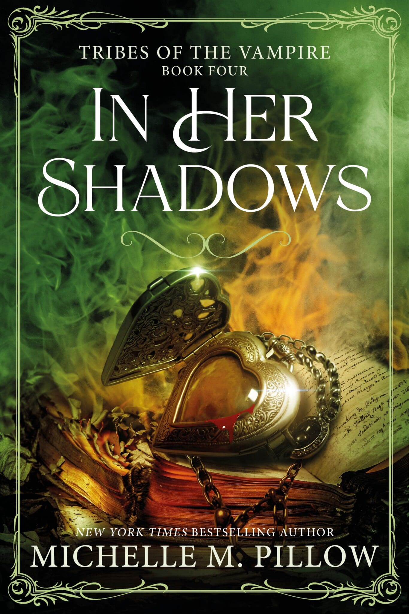 In Her Shadows: Tribes of the Vampire series book cover by Michelle M. Pillow